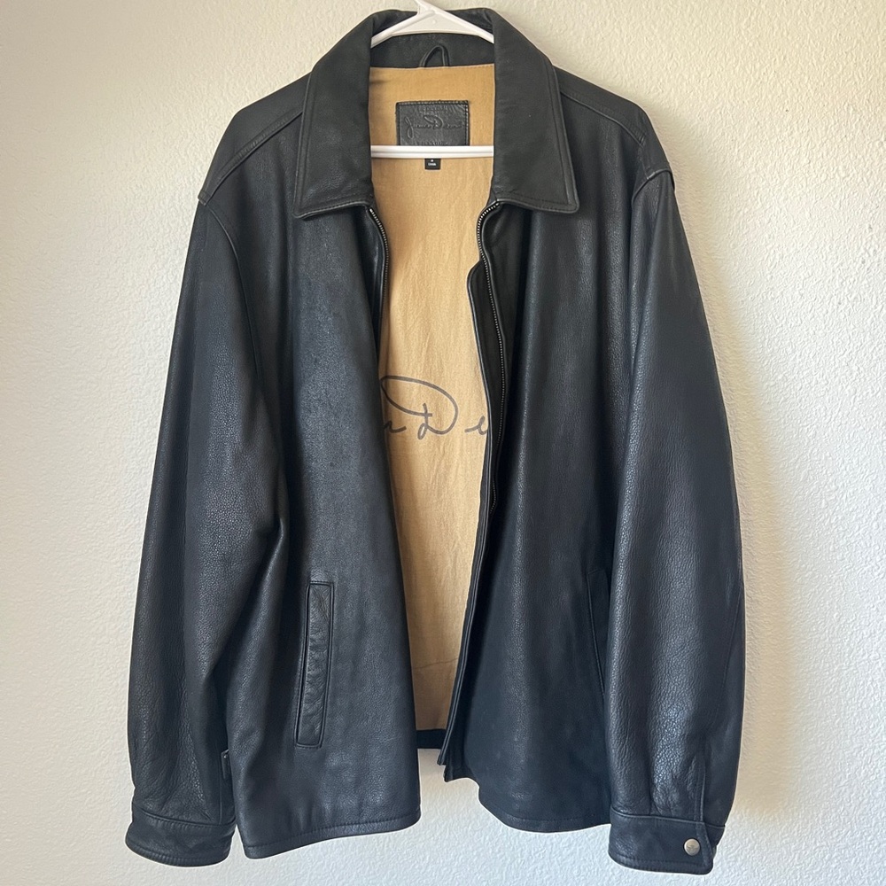 Vintage James Dean Limited Edition Leather Jacket – XXL – Black